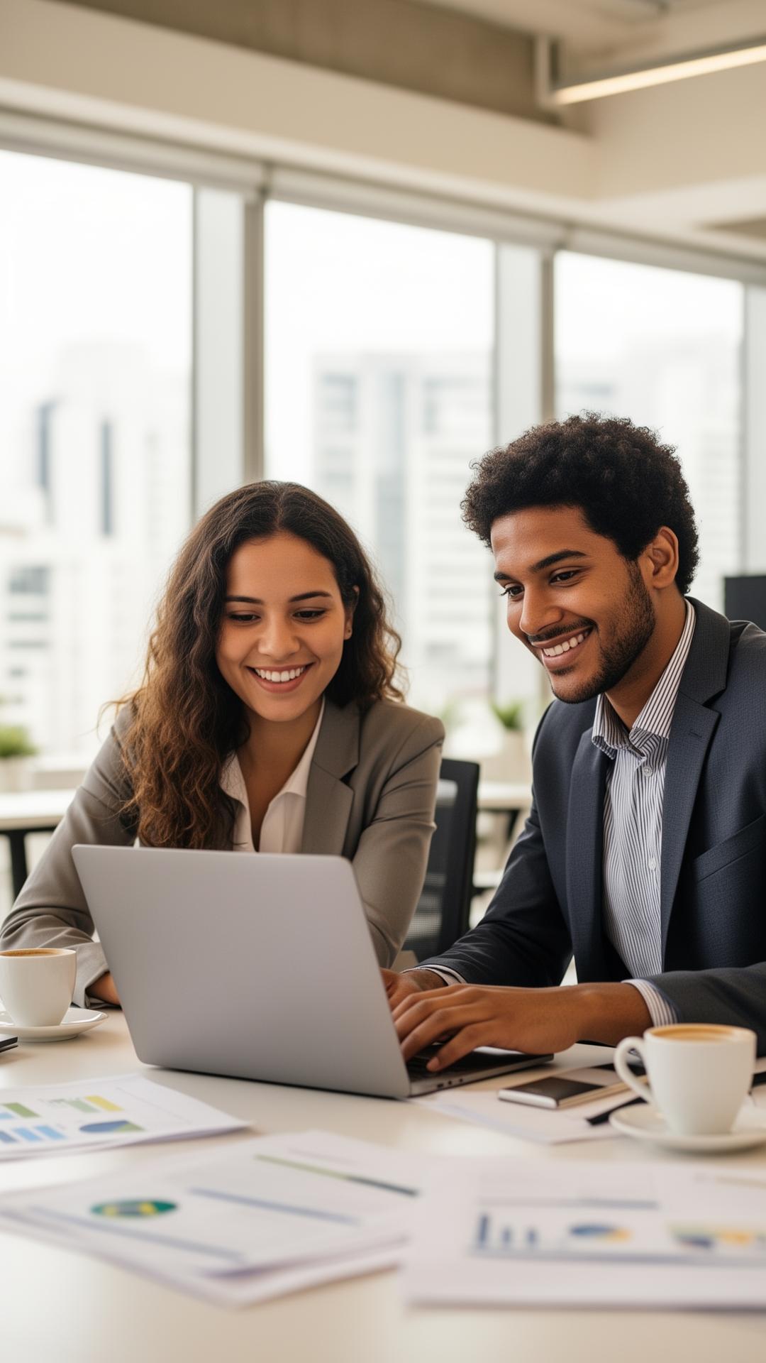 Equipe de RH analisando gestão de benefícios